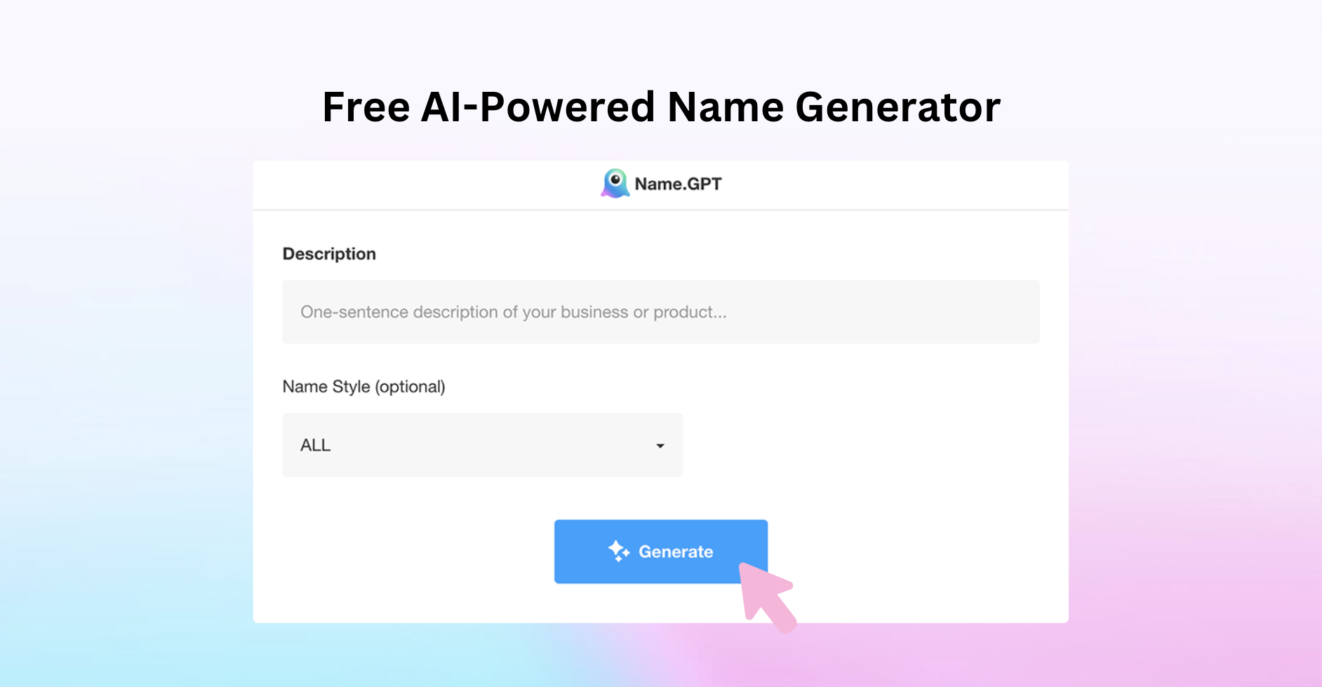 AI Business Name Generator from LogoAI
